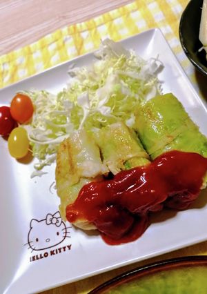 おやぢ的 ロールキャベツバター焼き-レシピのメイン写真
