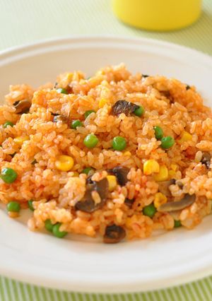炊飯器で作るパプリカ・ピラフ-レシピのメイン写真