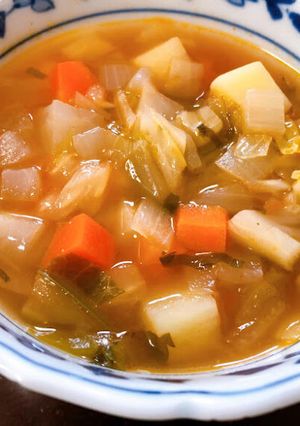 野菜たっぷりミネストローネ-レシピのメイン写真