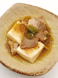 【病院】豚肉と豆腐のあんかけ【給食】-レシピのメイン写真
