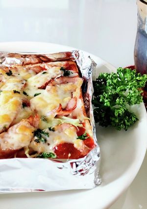 簡単だけど一味違う♪具沢山ピザトースト-レシピのメイン写真