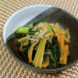 魚醤の旨味とごま油香る!小松菜いしる炒め