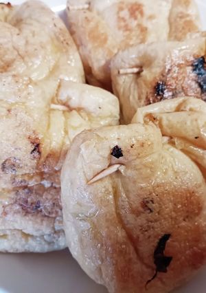 サバ味噌缶ネギ油揚げつつみ-レシピのメイン写真