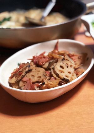 レンコンとベーコンいため-レシピのメイン写真