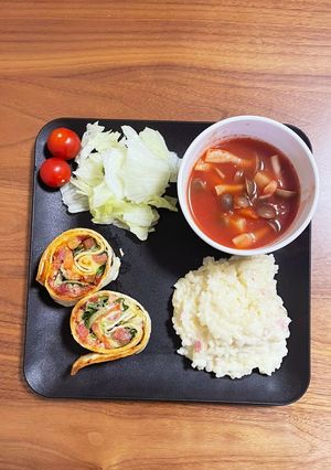 4/4 夕飯 ハイローラー-レシピのメイン写真