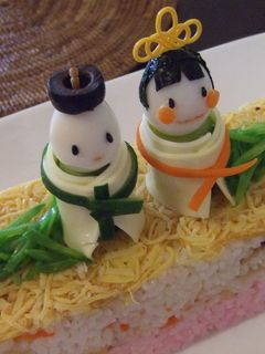 ☆ひなまつり!ちらし寿司deケーキ☆-レシピのメイン写真