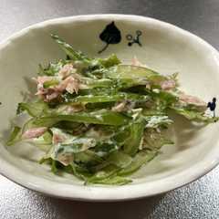 茎わかめとツナのシャキシャキサラダ-レシピのメイン写真