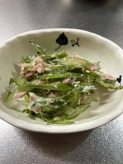 わかめの茎とツナのシャキシャキサラダ-レシピのメイン写真