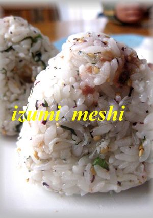 居酒屋風☆6品目の和風おにぎり-レシピのメイン写真