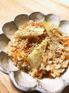 簡単!シンプル!白だしで筍ごはん-レシピのメイン写真
