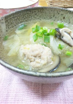 おかずになるスープ☆肉団子とトロトロ白菜-レシピのメイン写真
