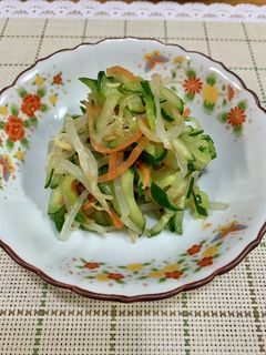 もやしときゅうりの醤油和え♪-レシピのメイン写真
