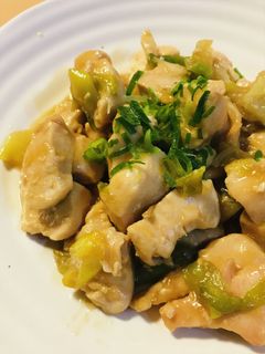 鶏肉と長ネギのあまから炒め-レシピのメイン写真