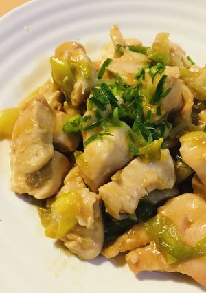 鶏肉と長ネギのあまから炒め-レシピのメイン写真