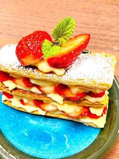 いちごのミルフィーユ-レシピのメイン写真