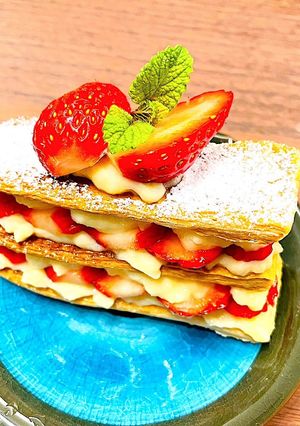 いちごのミルフィーユ-レシピのメイン写真