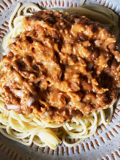 めちゃうま☆卵黄味噌納豆☆パスタ-レシピのメイン写真