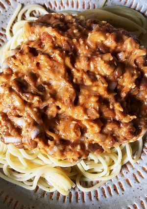 めちゃうま☆卵黄味噌納豆☆パスタ-レシピのメイン写真