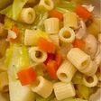 野菜と鶏肉の旨味たっぷりパスタスープ