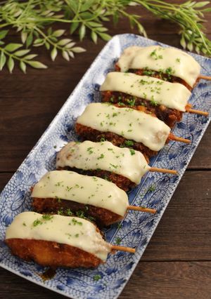 簡単！串カツリメイク　カレーチーズ-レシピのメイン写真