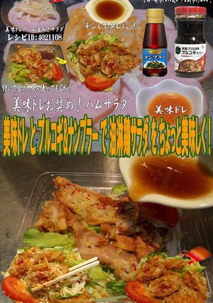 美味ドレとプルコギナンプラー油淋鶏サラダ-レシピのメイン写真