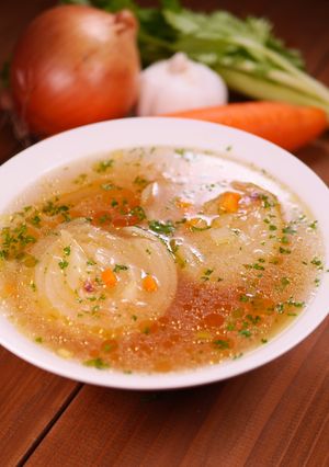 まるごと玉ねぎのオニオンコンソメスープ-レシピのメイン写真