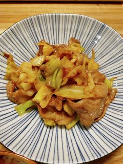 キャベツと豚こまのオイマヨ炒め-レシピのメイン写真