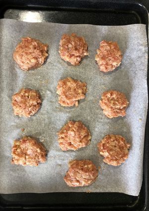 子供が大好き！シャキシャキ蓮根の鶏つくね-レシピのメイン写真