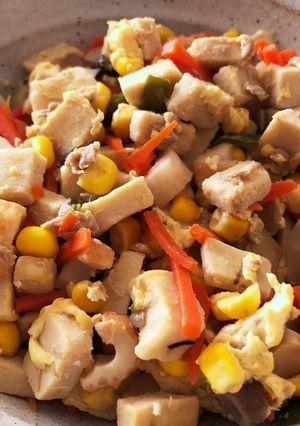 ツナと高野豆腐の炒め煮-レシピのメイン写真