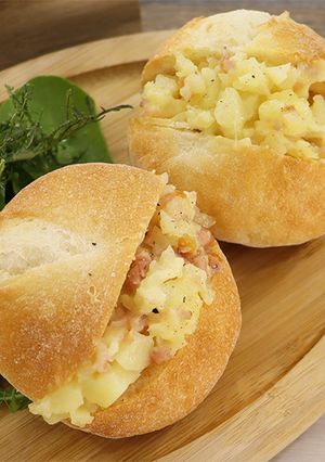 朝食やお弁当に＊ウインナーポテトサンド-レシピのメイン写真