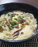 【美人レシピ】きのこの卵とじうどん