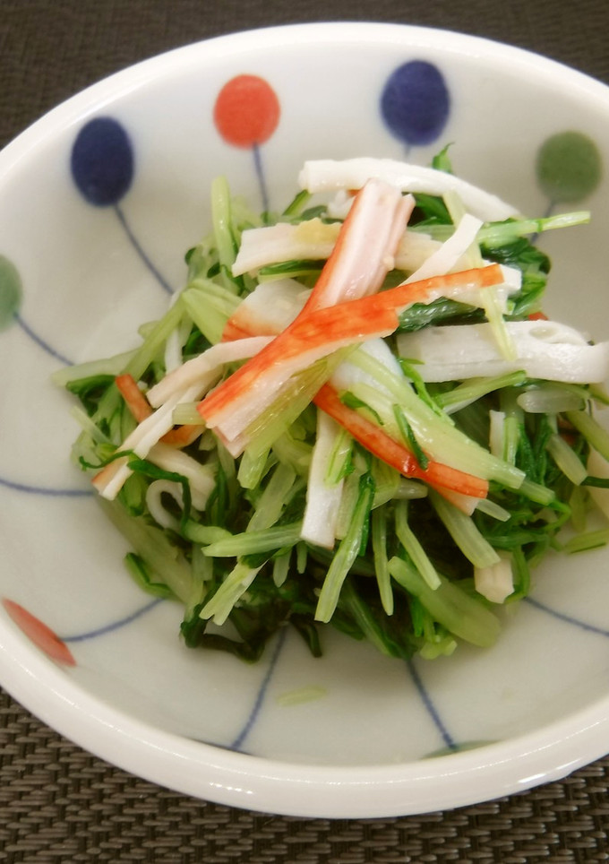 水菜のわさび和え-レシピのメイン写真