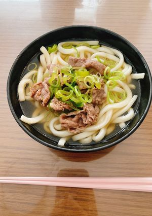 我が家の肉吸いうどん-レシピのメイン写真