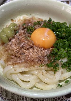 りゅうじ流鰹節和風カルボナーラうどん-レシピのメイン写真