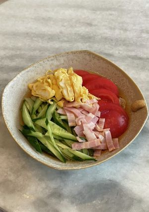 そうめんの冷やし中華風-レシピのメイン写真