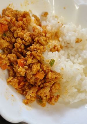 包丁不要3分チキンドライキーマ-レシピのメイン写真