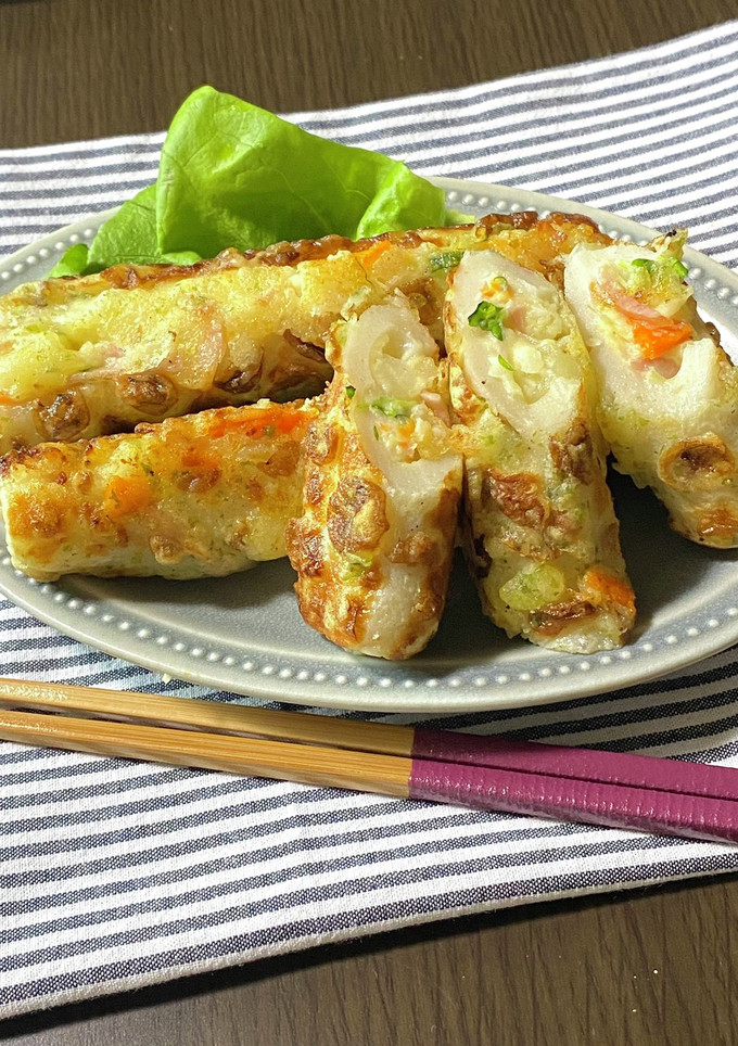 ちくわポテサラの磯辺揚げ風-レシピのメイン写真