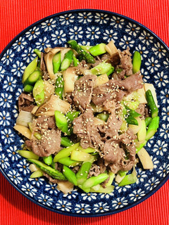 牛肉とアスパラのオイスター炒め-レシピのメイン写真