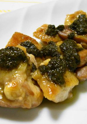 鶏のバジルソース（料理じゃない簡単さ）-レシピのメイン写真