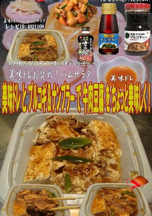 美味ドレとプルコギ＆ナンプラーで牛肉豆腐-レシピのメイン写真