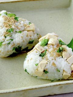 豆腐バーと青じそのおにぎり-レシピのメイン写真
