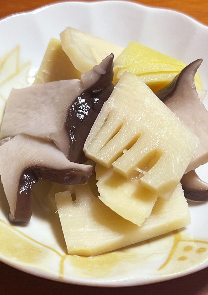 作り置き♡弁当♡筍とエリンギの白だし煮-レシピのメイン写真