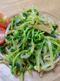 ~豆苗ともやしの簡単和え~-レシピのメイン写真