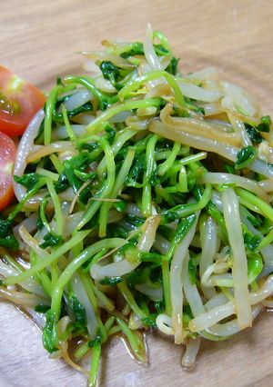 ~豆苗ともやしの簡単和え~-レシピのメイン写真