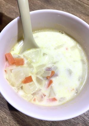栄養満点ミルクスープ-レシピのメイン写真