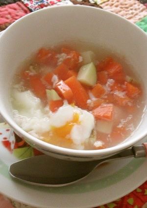 皮ごと加熱し、塩だけで味わうレンジスープ-レシピのメイン写真