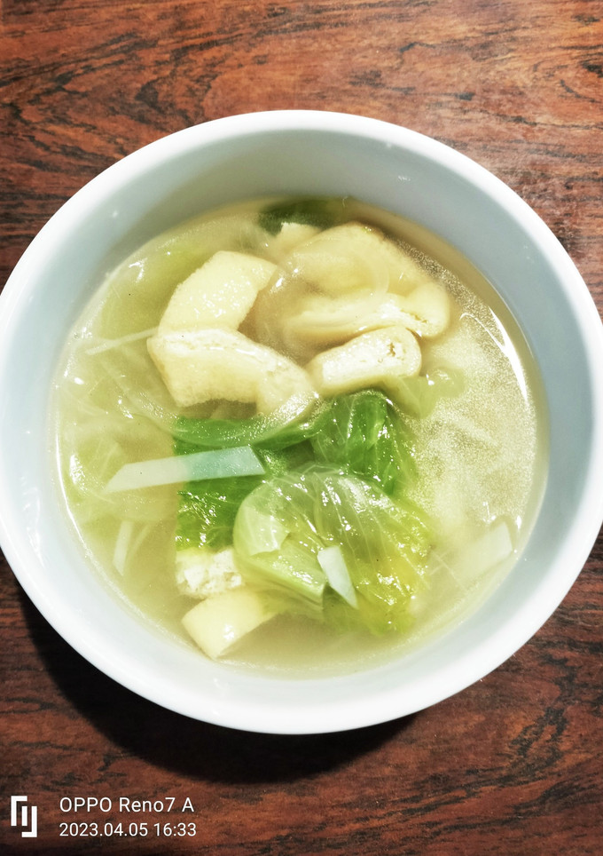 根菜と油揚げの優しい白だしスープ-レシピのメイン写真