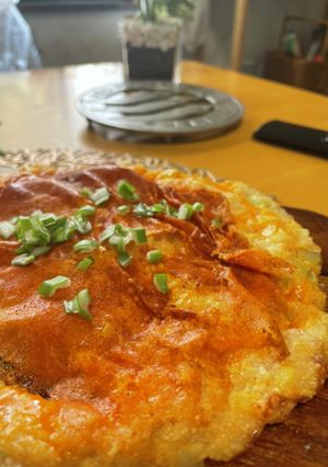 【ダイエット】旨辛明太チーズチヂミ！-レシピのメイン写真