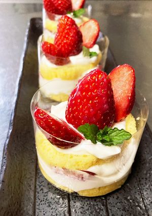 頑張らない苺のケーキ　すぐ出来る-レシピのメイン写真