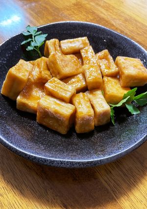高野豆腐のみたらし風煮-レシピのメイン写真